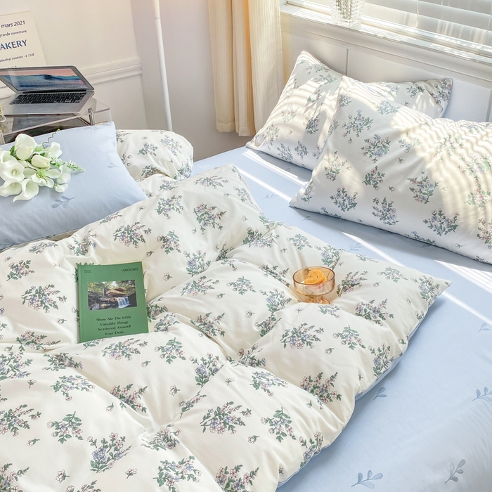 91家纺网 家纺一手货源 找家纺 黑马家居 2025新款全棉喷气13070印花单被套 秋色宜人