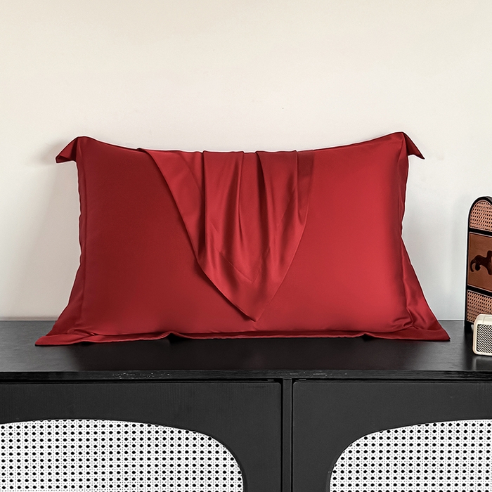 91家纺网 家纺一手货源 找家纺 金喜 2025新款LF级60支莱赛尔天丝枕套宽边枕套 拉菲