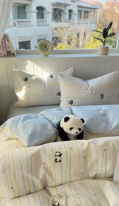 91家纺网 家纺一手货源 找家纺 （总）黑马家居 2025新款全棉喷气13070印花单被套