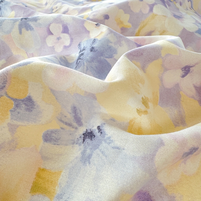 91家纺网 家纺一手货源 找家纺 黑马家居 2025新款全棉喷气13070印花单被套 清晨