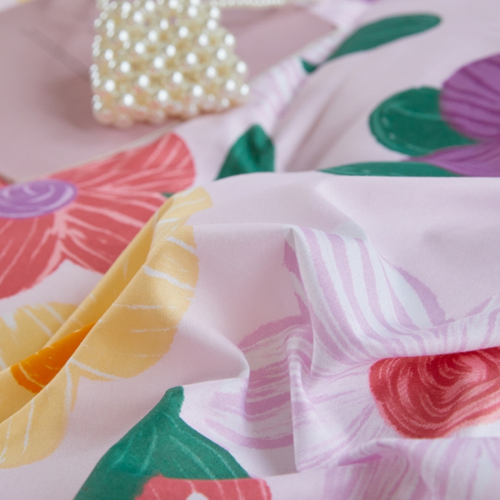 91家纺网 家纺一手货源 找家纺 卡斯诺 2023新款芦荟棉四件套花型2