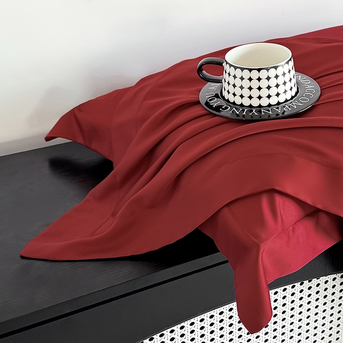 91家纺网 家纺一手货源 找家纺 金喜 2025新款LF级60支莱赛尔天丝枕套宽边枕套 拉菲