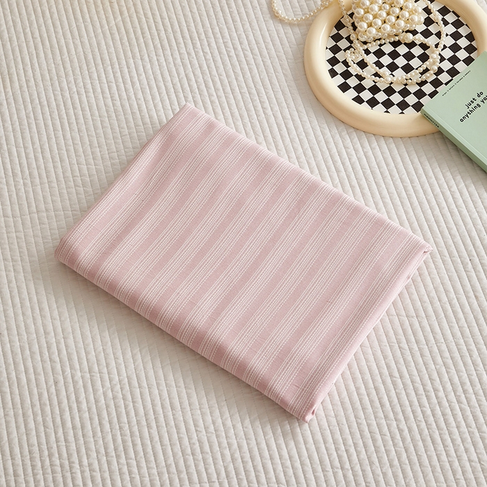 91家纺网 家纺一手货源 找家纺 怡家居 2025新款全棉老粗布床单床笠三件套 彼年-豆沙