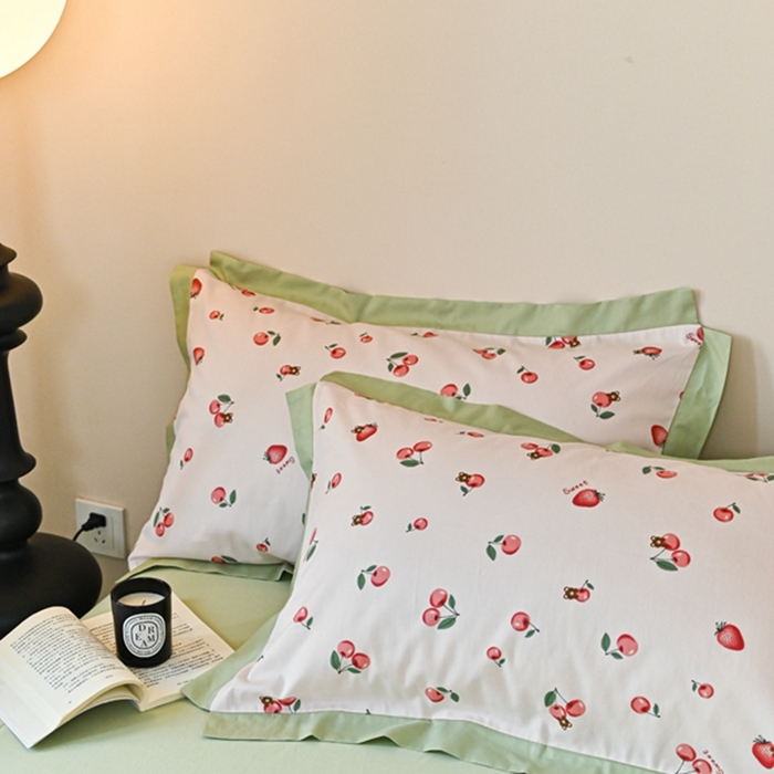 91家纺网 家纺一手货源 找家纺 金喜 2025新款天丝棉大豆印花夏凉被夏被四件套 甜心