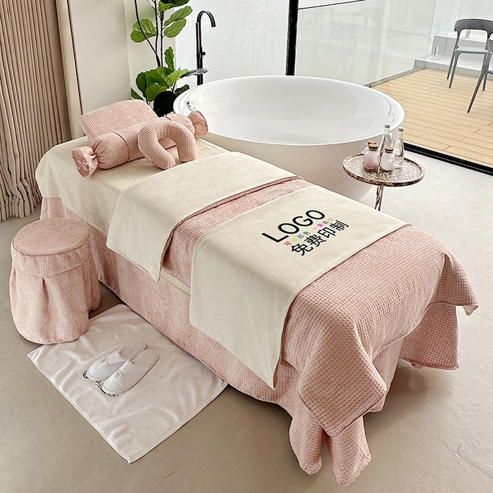 91家纺网 家纺一手货源 找家纺 琪宝阁  2025新款浪漫天空床罩四件套多件套 粉色