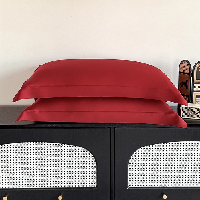 91家纺网 家纺一手货源 找家纺 金喜 2025新款LF级60支莱赛尔天丝枕套宽边枕套 拉菲