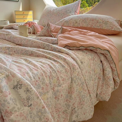 初念 2025新款云朵棉系列夏被（提供买家秀） 幸运可爱兔