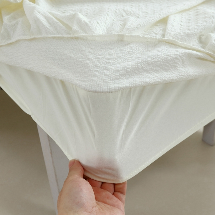 91家纺网 家纺一手货源 找家纺 琪宝阁  2025新款梦想泡泡床罩四件套多件套 米白