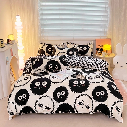 91家纺网 家纺一手货源 找家纺 （总）卡斯诺 2023新款芦荟棉四件套花型2