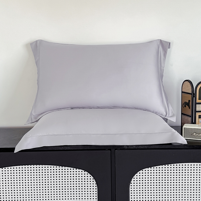 91家纺网 家纺一手货源 找家纺 （总）金喜 2025新款LF级60支莱赛尔天丝枕套宽边枕套