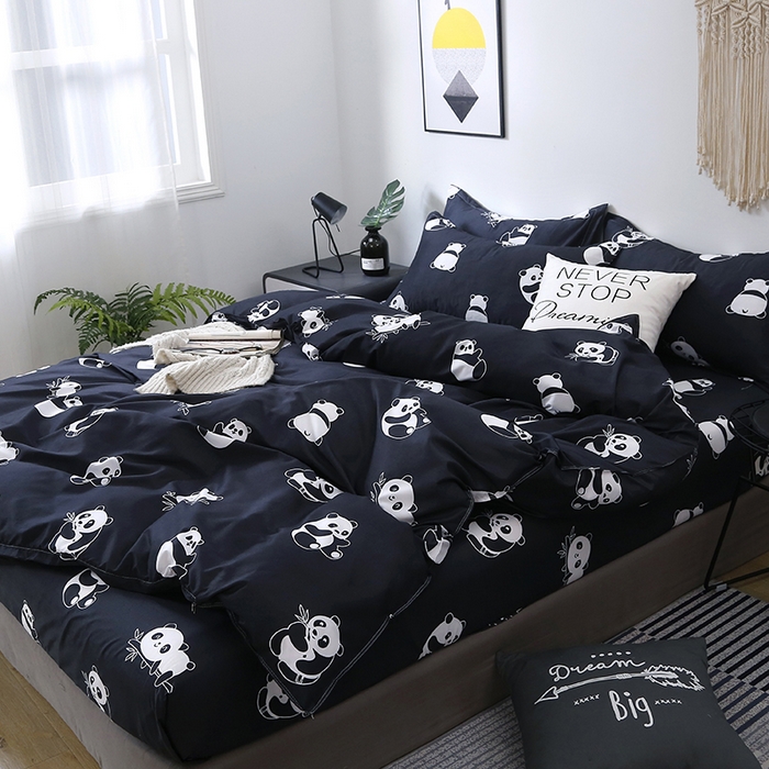 91家纺网 家纺一手货源 找家纺 卡斯诺 2023新款芦荟棉四件套花型2