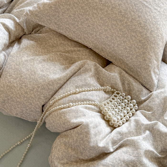 91家纺网 家纺一手货源 找家纺 2025新款全棉有氧双层纱系列套件 清辞