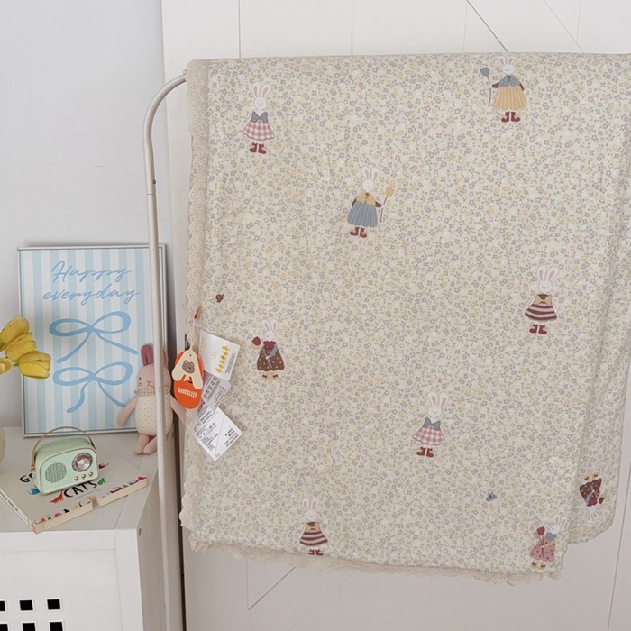 91家纺网 家纺一手货源 找家纺 （总）于果2025新款双层纱花边款夏被