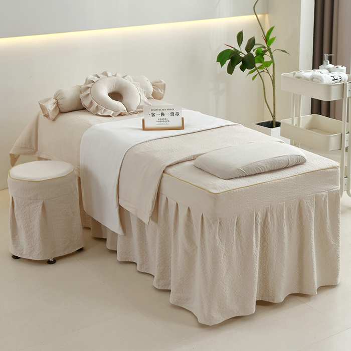 91家纺网 家纺一手货源 找家纺 琪宝阁  2025新款梦想泡泡床罩四件套多件套 卡其