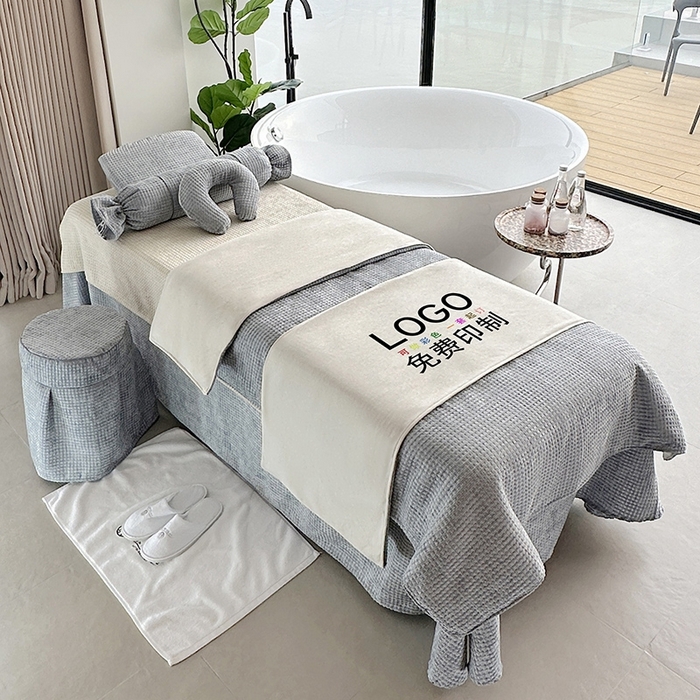 91家纺网 家纺一手货源 找家纺 琪宝阁  2025新款浪漫天空床罩四件套多件套 蓝灰