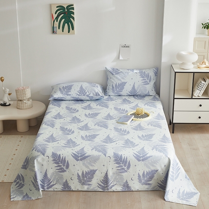 91家纺网 家纺一手货源 找家纺 （总）怡家居 2025新款全棉老粗布床单床笠三件套