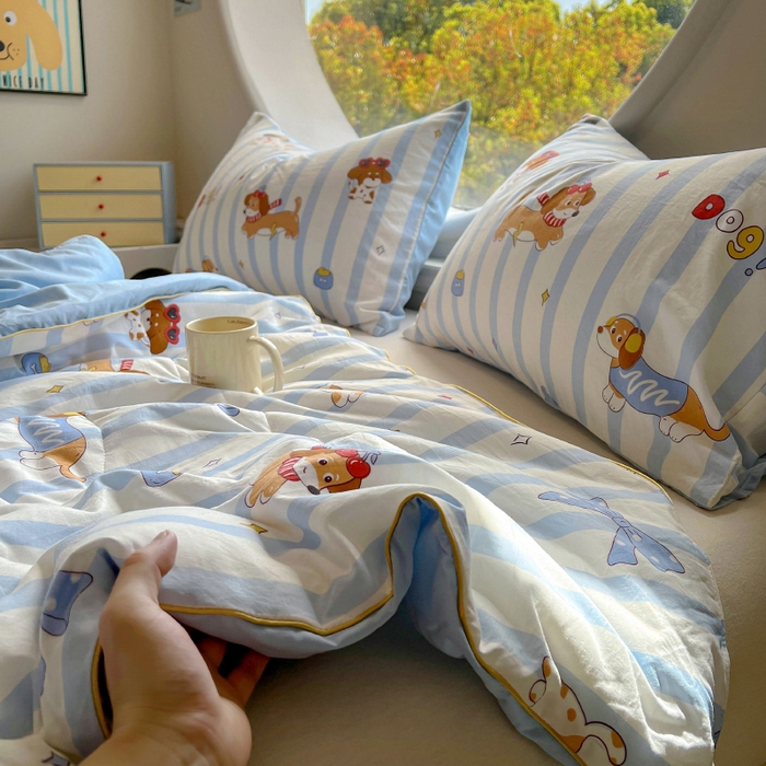 91家纺网 家纺一手货源 找家纺 初念 2025新款云朵棉系列夏被（提供买家秀） 面包腊肠