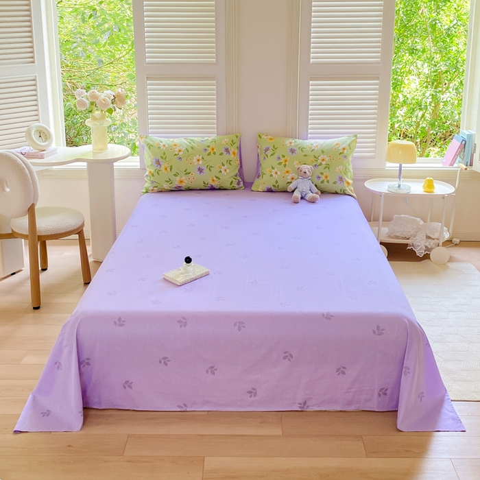 91家纺网 家纺一手货源 找家纺 黑马家居 2025新款全棉喷气13070印花四件套 绿野仙踪