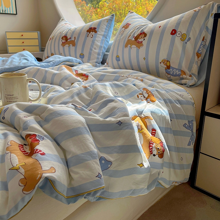 91家纺网 家纺一手货源 找家纺 初念 2025新款云朵棉系列夏被（提供买家秀） 面包腊肠