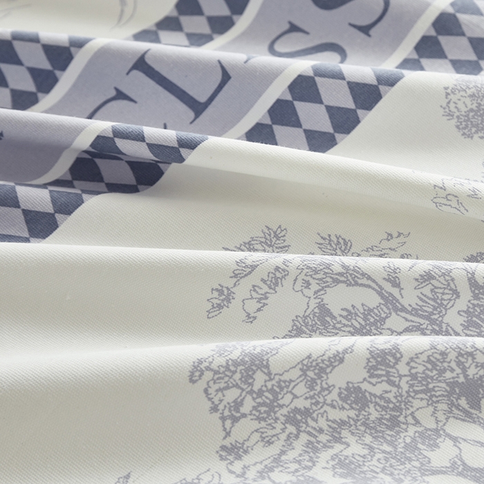 91家纺网 家纺一手货源 找家纺 怡家居 2025新款全棉老粗布床单床笠三件套 无垠