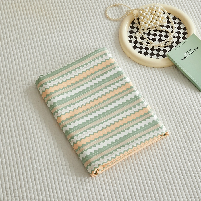 91家纺网 家纺一手货源 找家纺 怡家居 2025新款全棉老粗布床单床笠三件套 微风