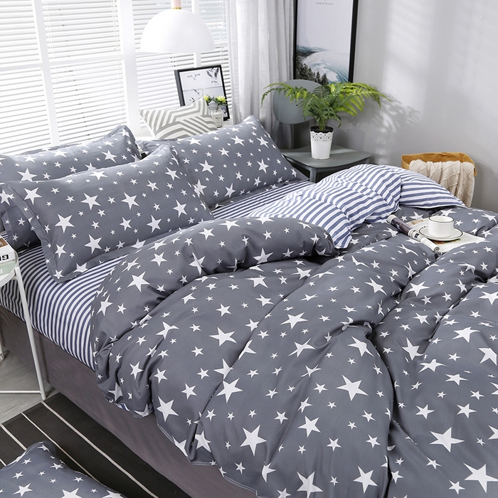 91家纺网 家纺一手货源 找家纺 卡斯诺 2023新款芦荟棉四件套花型2