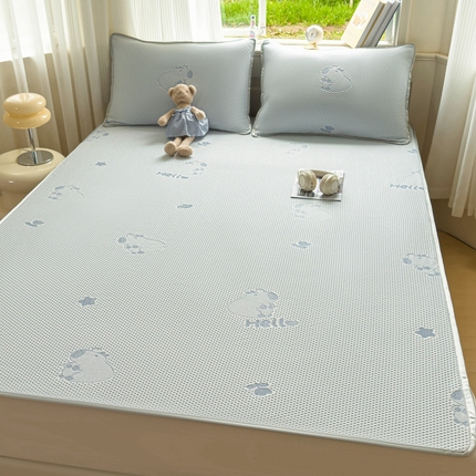 91家纺网 家纺一手货源 找家纺 （总）吉祥2025新款提花凉豆豆凉席席子凉豆豆凉席系列