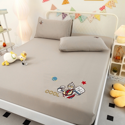 91家纺网 家纺一手货源 找家纺 （总）徕米家居  2025新款水洗真丝绣花单床笠