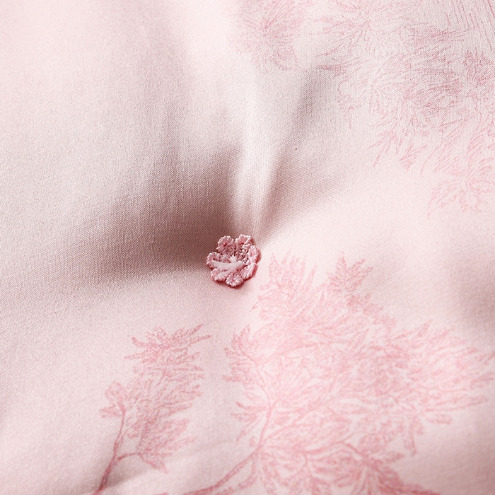 91家纺网 家纺一手货源 找家纺 鑫田家纺 2025新款天丝蚕丝被100%柞蚕丝夏被莱赛尔天丝数码印花 情节-浅豆沙