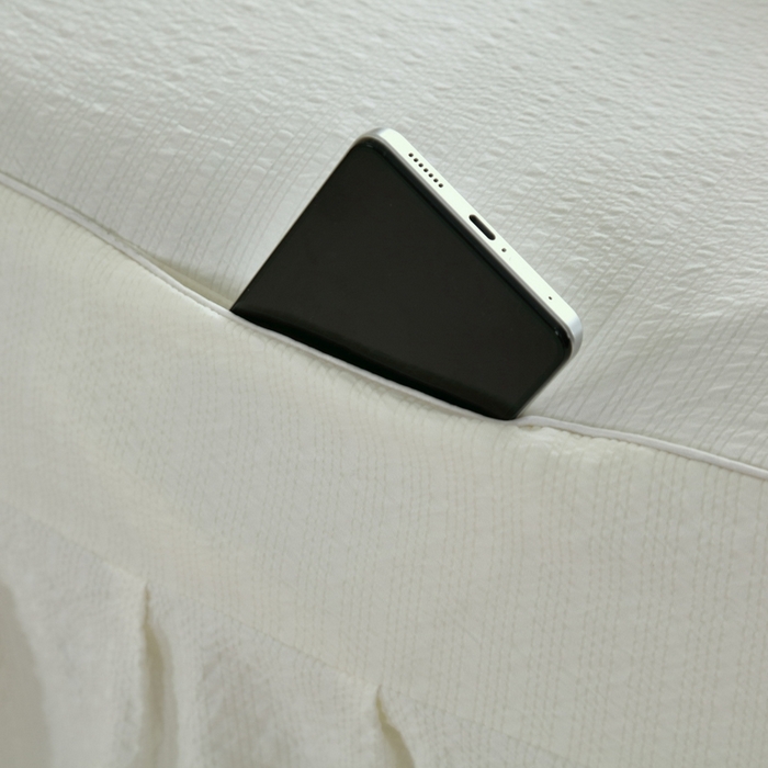 91家纺网 家纺一手货源 找家纺 琪宝阁  2025新款梦想泡泡床罩四件套多件套 米白