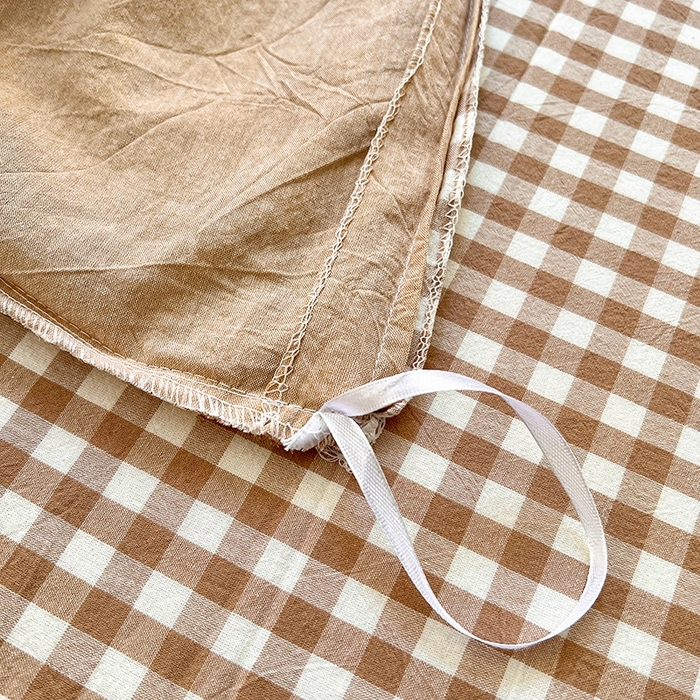 91家纺网 家纺一手货源 找家纺 徕米家居  2025新款色织全棉水洗棉毛巾绣四件套 卡皮巴拉-咖