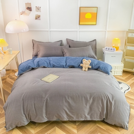 91家纺网 家纺一手货源 找家纺 卡斯诺 2023新款芦荟棉四件套花型2