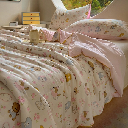 初念 2025新款云朵棉系列夏被（提供买家秀） 灰蒙小狗