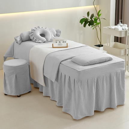 91家纺网 家纺一手货源 找家纺 琪宝阁  2025新款梦想泡泡床罩四件套多件套 灰色