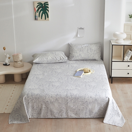 91家纺网 家纺一手货源 找家纺 （总）怡家居 2025新款全棉老粗布床单床笠三件套