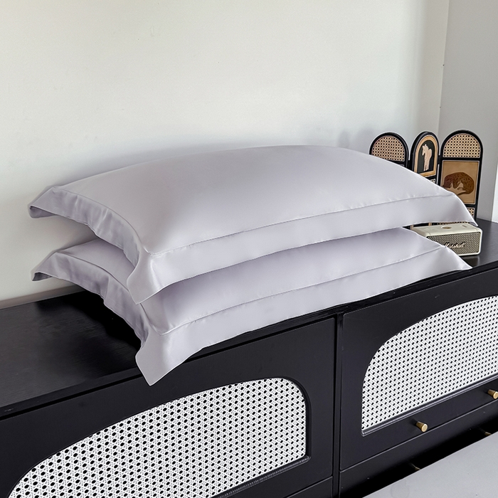 91家纺网 家纺一手货源 找家纺 （总）金喜 2025新款LF级60支莱赛尔天丝枕套宽边枕套