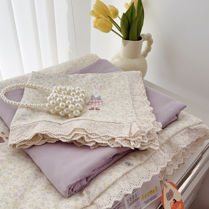 91家纺网 家纺一手货源 找家纺 （总）于果2025新款双层纱花边款夏被