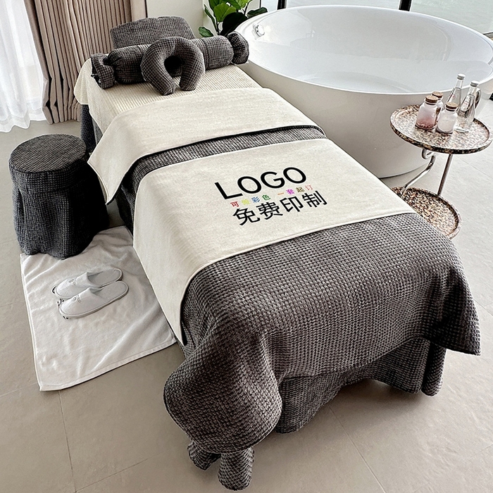 91家纺网 家纺一手货源 找家纺 琪宝阁  2025新款浪漫天空床罩四件套多件套 深灰