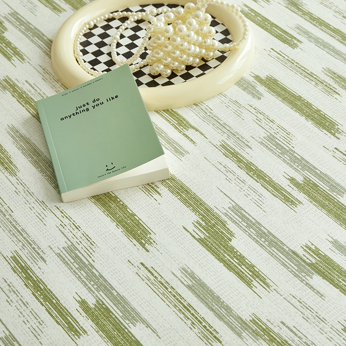 91家纺网 家纺一手货源 找家纺 怡家居 2025新款全棉老粗布床单床笠三件套 时空-绿