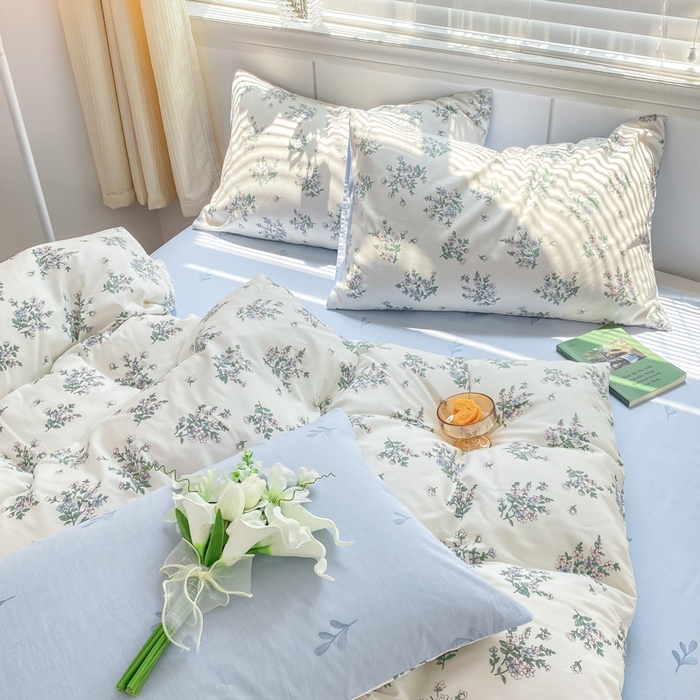 91家纺网 家纺一手货源 找家纺 黑马家居 2025新款全棉喷气13070印花单被套 秋色宜人