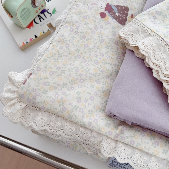 91家纺网 家纺一手货源 找家纺 （总）于果2025新款双层纱花边款夏被