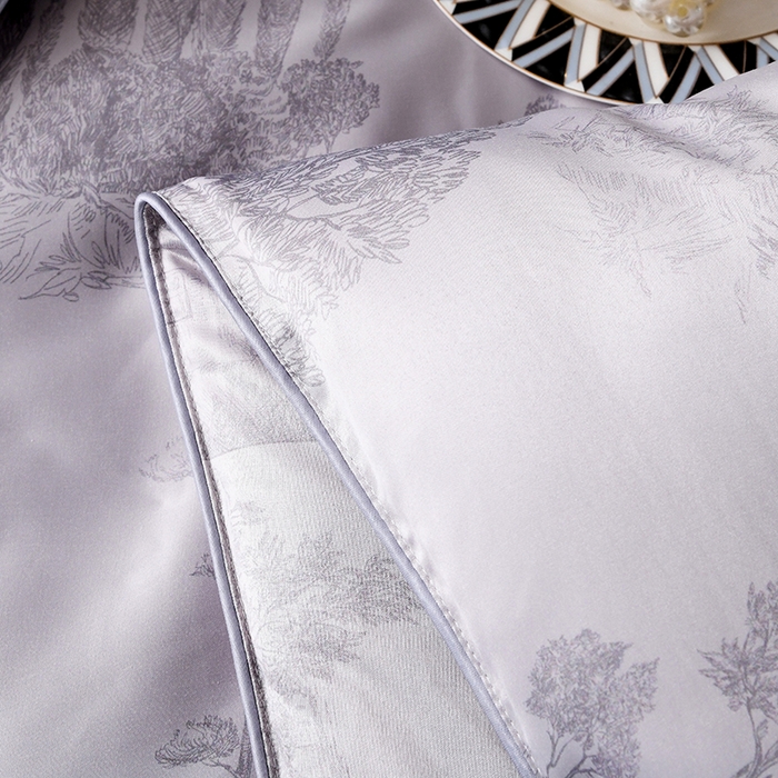 91家纺网 家纺一手货源 找家纺 鑫田家纺 2025新款天丝蚕丝被100%柞蚕丝夏被莱赛尔天丝数码印花 约定-浅灰