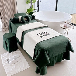 91家纺网 家纺一手货源 找家纺 （总）琪宝阁2025新款唯一系列床罩四件套,粉紫,黑色,灰色,卡其,绿色,米白