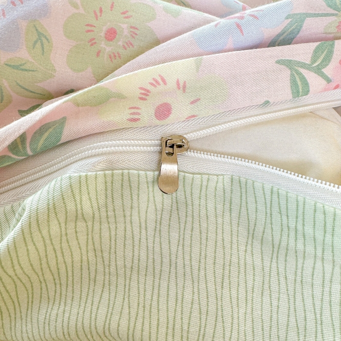 91家纺网 家纺一手货源 找家纺 黑马家居 2025新款全棉喷气13070印花单被套 缤纷花海