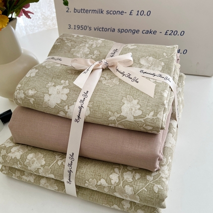 91家纺网 家纺一手货源 找家纺 （总）优品阁 2025新款人字纹全棉双层纱四件套