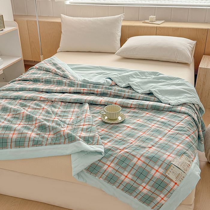 91家纺网 家纺一手货源 找家纺 （总）博弈家纺 2025新款水洗棉棉花夏被