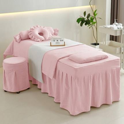 琪宝阁  2025新款梦想泡泡床罩四件套多件套 粉色