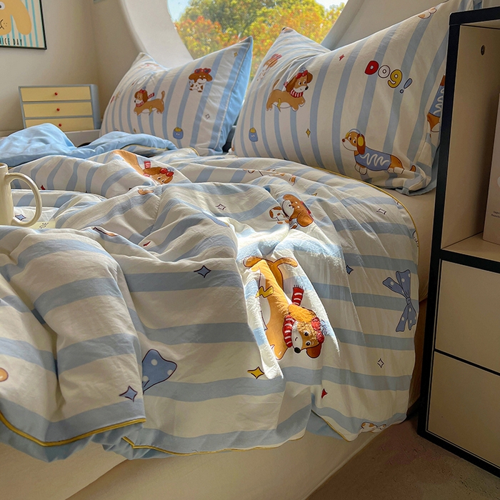 91家纺网 家纺一手货源 找家纺 初念 2025新款云朵棉系列夏被（提供买家秀） 面包腊肠