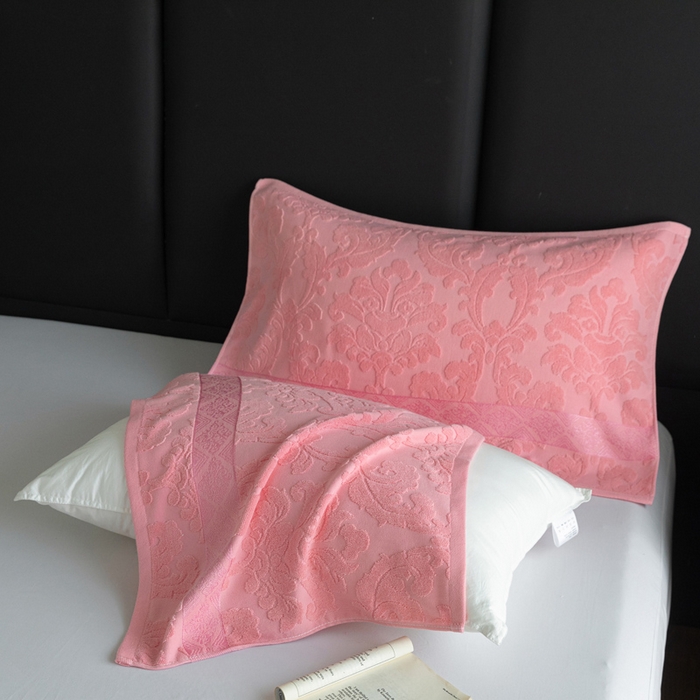 91家纺网 家纺一手货源 找家纺 （总）乐家毛巾被（工厂自产自销） 2025新款纯棉浮雕老式枕巾