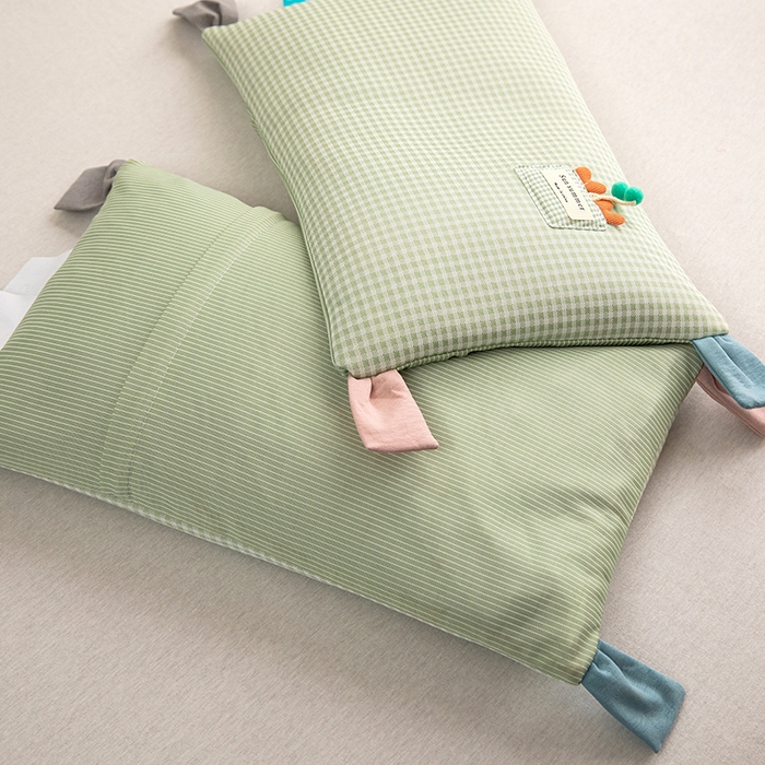 91家纺网 家纺一手货源 找家纺 （总）枕之坊 2025新款双面凉感儿童荞麦枕